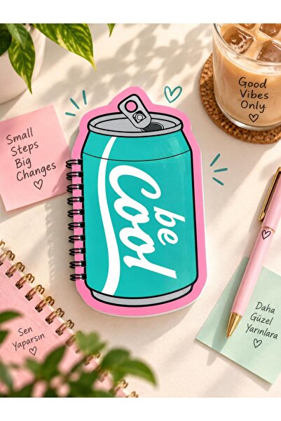4nio Cola Şekilli Mini Defter
