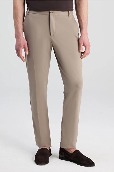 Twn Relaxed Fit (Pilesiz) Vizon Düz Jogger Pantolon