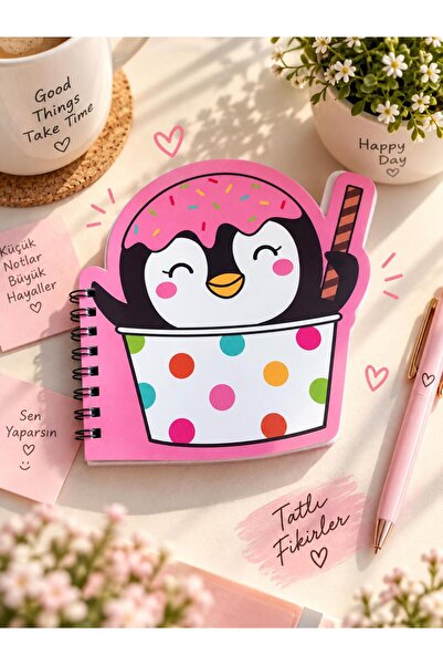 4nio Penguin Shaped Notebook