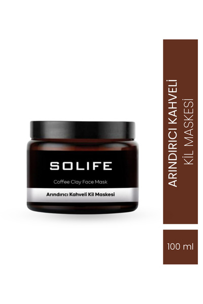 SOLIFE Arındırıcı Kahveli Kil Maskesi 100 ml