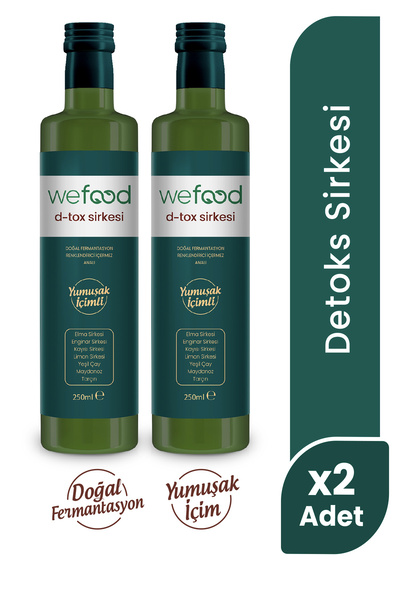 Wefood Detoks Sirkesi 250 ml 2'li