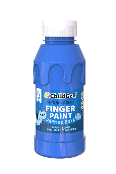 ChildGen Süper Yıkanabilir Parmak Boya 350 Ml Şişe 1