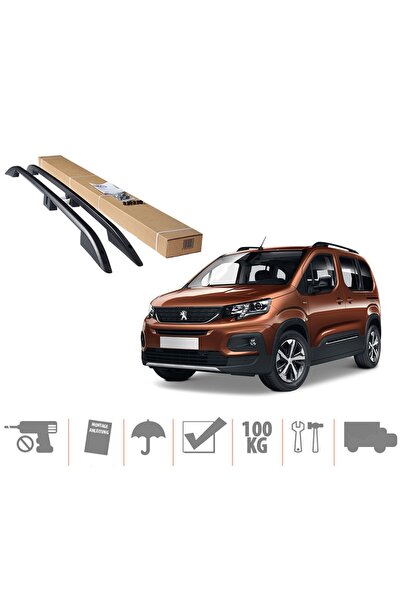 Niken Toyota Proace City Üst Port Bagaj Tavan Çıtası Siyah