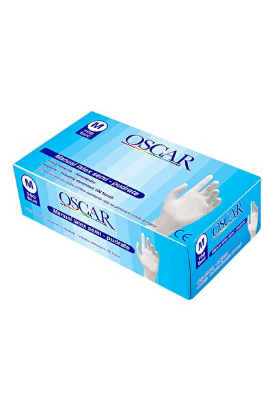 Oscar Mănuși din latex ușor pudrate
