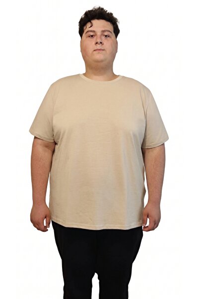 upsize Büyük Beden Erkek Tişört %100 Pamuk – Rahat Kalıp, Yumuşak Doku (2xL–6...