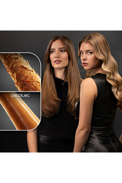 CECOTEC Airglisse 8-in-1 Champagne Hair Styler, 1400 W, 110,000 Rpm, Plasma Technology