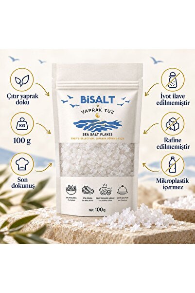 Bisalt Yaprak Tuz 100 G