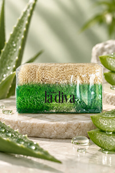 La Diva Aloe Vera Kabak Lifli Sabun 130 Gr