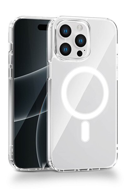 Vissona iPhone 14 Pro Max Uyumlu Kamera Korumalı Magsafe Wireless Şarj Özelli...
