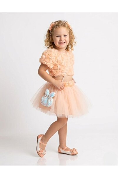 COCOSISS Baby Girl Rose Crop Set with Bag Ccs-2642