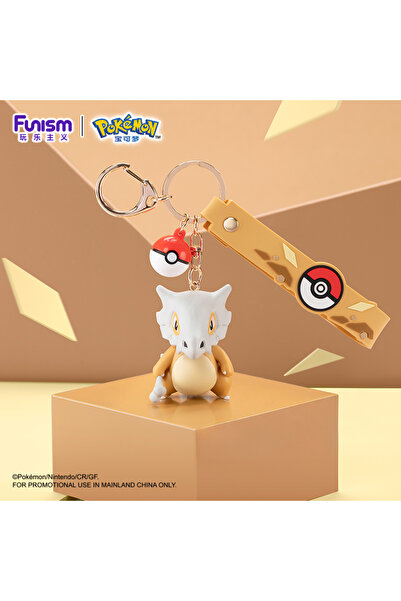 Choice1 Cubone Pokemon Anime Figures Snorlax Mimikyu Cubone Keychain Car Key ...