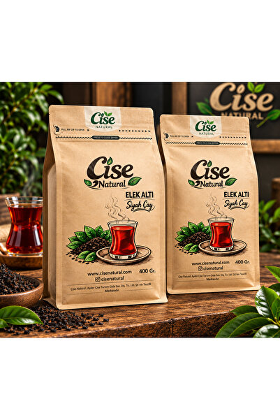 (2 li set), Elek Altı Siyah Çay (2x400 gr), Doğal, Katkısız