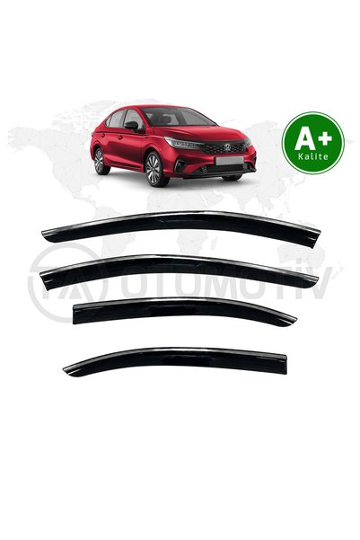 FA OTOMOTİV Honda City 2023 Model ve Sonrası Kromlu Cam Rüzgarlığı