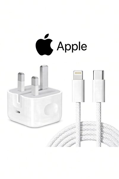 TM فيش + سلك ايفون العادي ( 14 و تحت ) 20 واط Apple