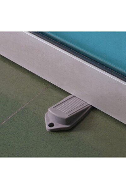 Choice1 Gray 2pcs Rubber Wedge Door Stop Convenient Mouse Design Door Stop St...