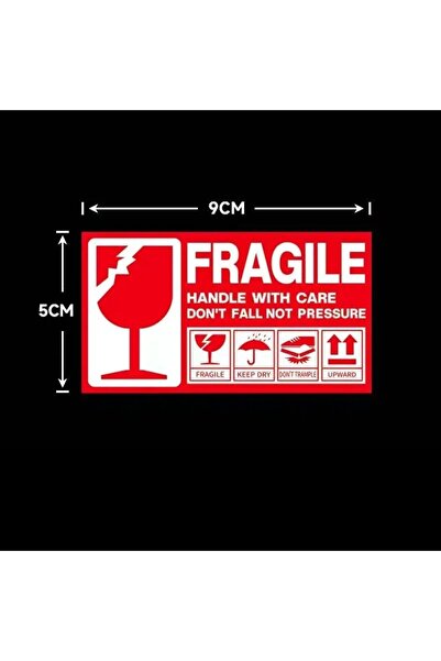Choice9 50pcs Fragile Stickers Please Handle with Care-Fragile-Thank You Warn...