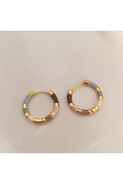 Choice WC5089-1 Retro Trend Colorful Geometric Drop Female Earrings Niche Per...