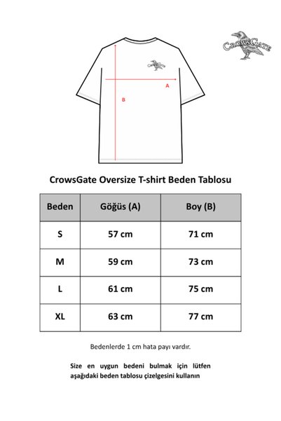 CrowsGate Meditasyon Samuray Minimal Ön Baskılı Tişört Siyah Oversize