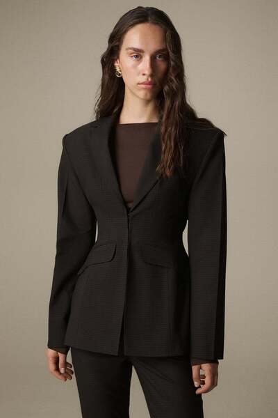 VATKALI Bele oturan blazer ceket- Premium Edition