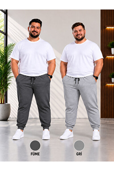 TREND ALİSSE Erkek {2ADET} GRİ VE ANTRASİT Standart Fit Normal Kesim 2 Iplik ...