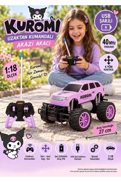 TOYFEST 1/18 Kuromi Remote Control Car 40Mhz