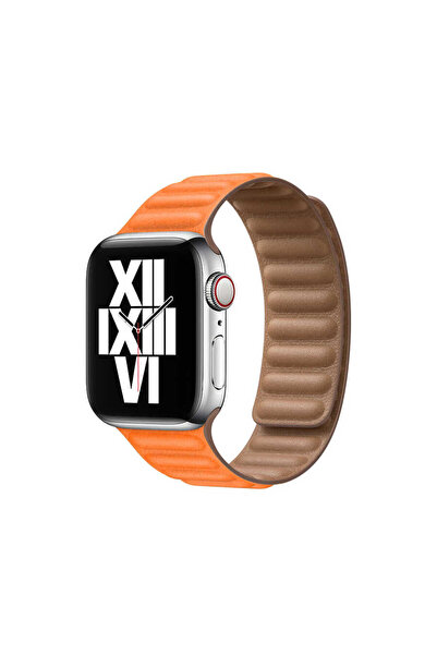 UnDePlus ???apple Watch 38mm 40mm 41mm 1/2/3/4/5/6/se/se2/7/8/9 Baklalı Deri ...