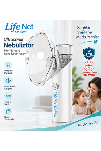 Life Net Medikal Taşınabilir Mini Mesh Nebulizatör My-s600 B