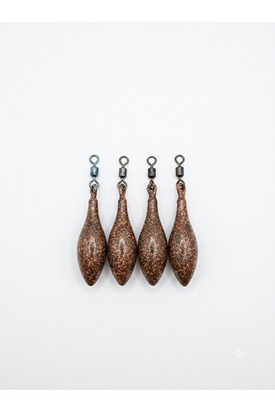 Türkaslann Profesyonel kaplamalı Surf casting olta kurşunu 40 gram 4'lü paket...
