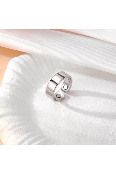 Choice resizable ZA8551-2 New Fashionable Dual Magnetic Therapy Adjustable Ri...
