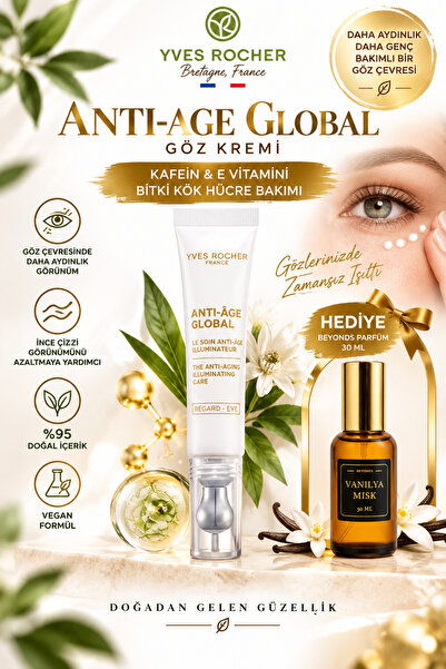 Yves Rocher Sıkılaştırıcı ve Nemlendirici Kafeinli Göz Kremi + Beyonds Parfume