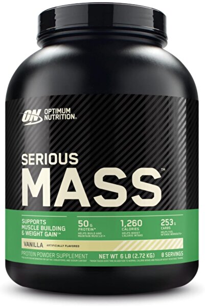 Optimum Nutrition Serious Mass, Vanilla, (6 LB) High Protein Muscle Building ...
