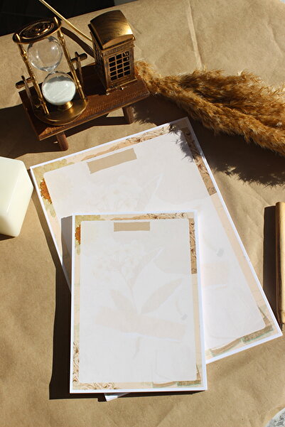 Renkli Zeka 2'li Set (A4-A5) VİNTAGE Notepad - Not Defteri - Bloknot - 50 Yap...