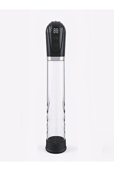 LCD Ekranlı Akıllı Vakum Penis Pompası - Dijital Göstergeli Tam Otomatik Şarjlı