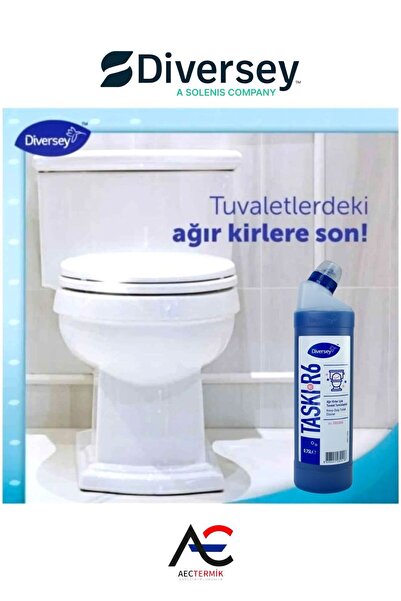 Diversey Taski R6 Tuvalet Temizleme Ürünü 6'lı Set 750ml Ağır Kir Temizlik
