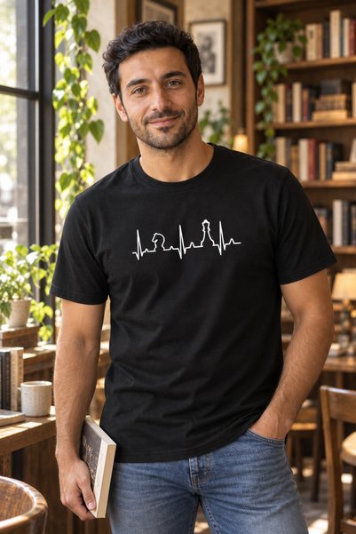 Satranç Medya Chess Rhythm - Chess T-Shirt