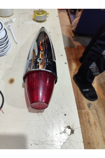 Akyol Rocket Lamba Pozisyon Led Lamba99 Ledli Kirmizi42 Cm Krom