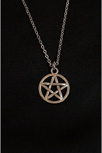 NO BRAND Pentagram gotik yıldız pinterest punk y2k kolye