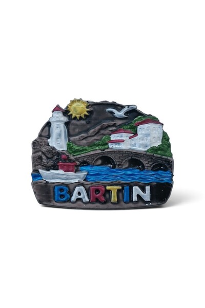 Genel Markalar Bartın magneti polyester kabartma hediyelik magnet