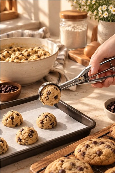 Kitchen Beauty Paslanmaz Çelik Dondurma Kaşığı Dondurma Ve Kepçesi Helva Kaşığı