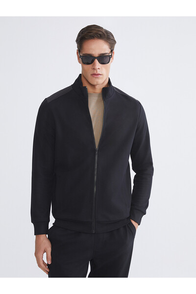 LC Waikiki Nevavm Farkıyla Lcwaikiki Classic Black Interlock Plain Standard &...