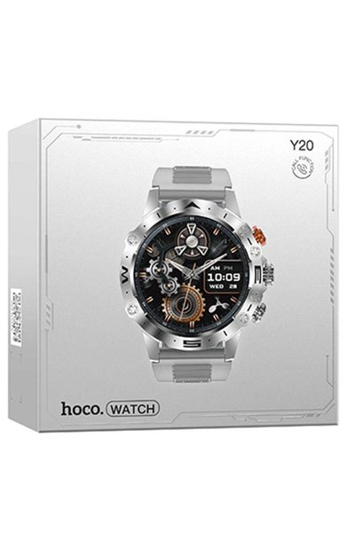 Hoco Smartwatch, 1.53 inch, RAM 128KB, Funcție de apelare, 300mAh - Argintiu