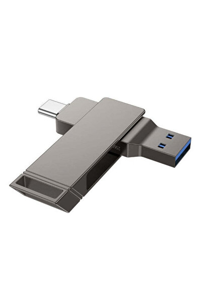 Hoco Στικάκι, Μονάδα Μνήμης, 128GB, Διπλή Θύρα USB-C + USB-A 3.2, Υψηλής Ταχύ...