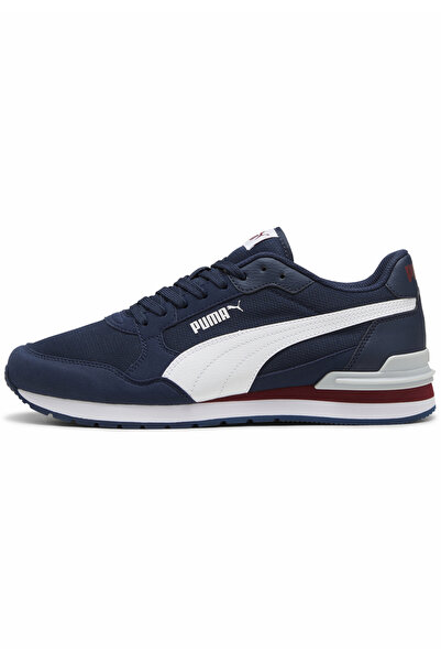 Puma ST Runner v4 Mesh-Club Navy-PUMA White-Team Regal Red-Platinum Gray