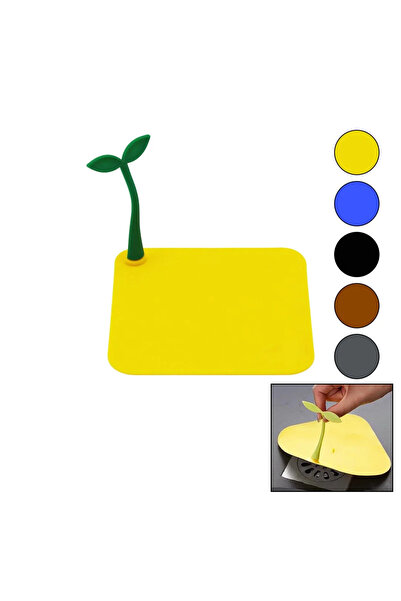 SS HOME CONCEPT Square Drain Cover - Silicone Strainer Anti-Odor Colorful Mat...