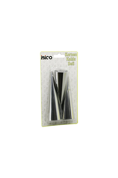 SS HOME CONCEPT 3Pcs Metal Horn Mold - Cake Decorating Tool Diameter:3.4Cm X ...
