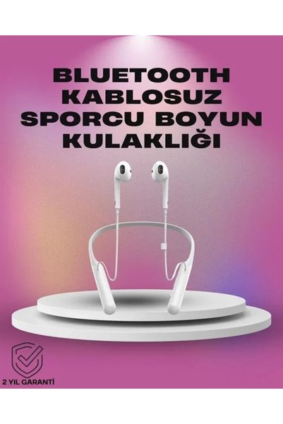 SS HOME CONCEPT Uzun Pil Ömürlü Kablosuz Kulaklık – Boyun Askılı, 100 Saat Kullanım
