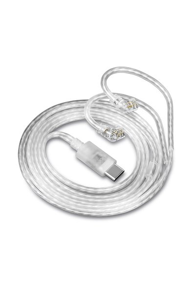 Choice NO MIC KZ Earphone Cable sSilver Plated Upgrade Wire Type-c Pug Oxygen...