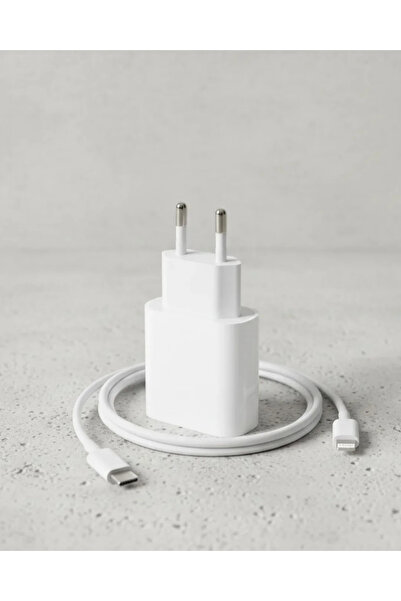 SS HOME CONCEPT iPhone 14 13 12 11 XR XS Max 20W Lightning Şarj Adaptörü Kabl...