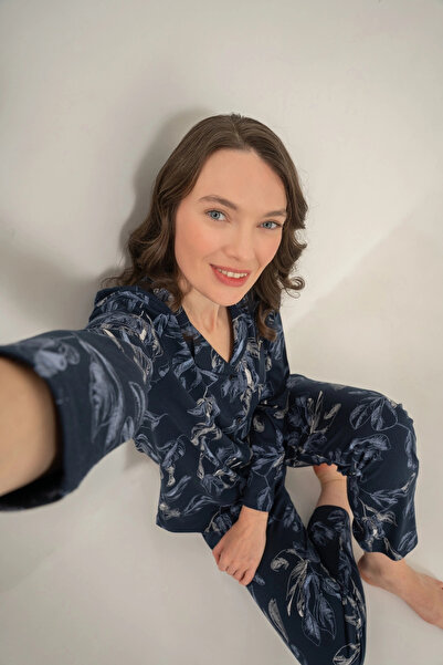 SS HOME CONCEPT 9259-S Women's Long Sleeve Shirt Pajama Set