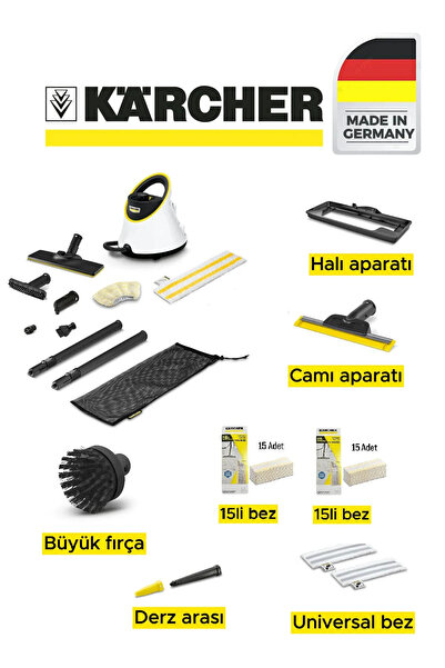 Karcher SC 2 DELUXE BUHARLI TEMİZLİK MAKİNESİ | Hijyenik ve Derinlemesine Tem...